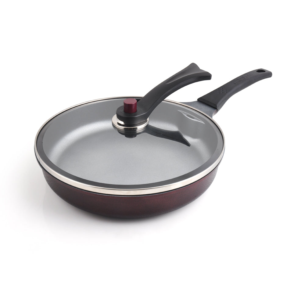 3-Piece Smokeless Pan Set 11" – Nonstick Megastone Coating, Odor-Reducing