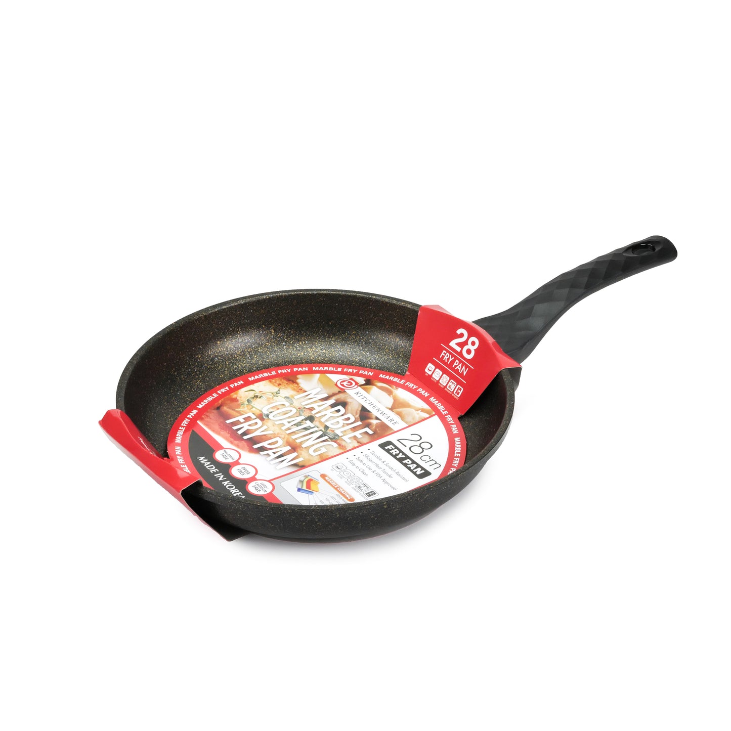 K. Marble Nonstick Frying Pan – 11" & 11.8", Elegant & Durable