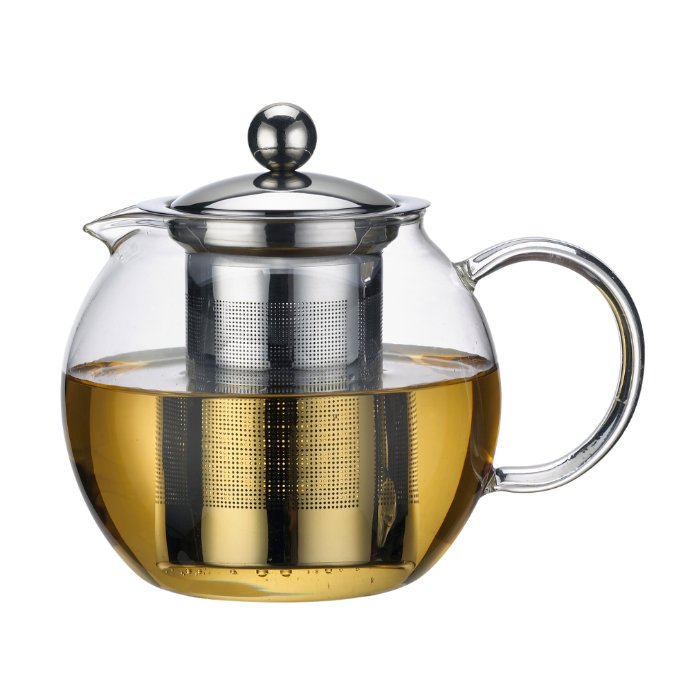 Pyrex Glass Teapot 600mL – Heat-Resistant Tea Brewer