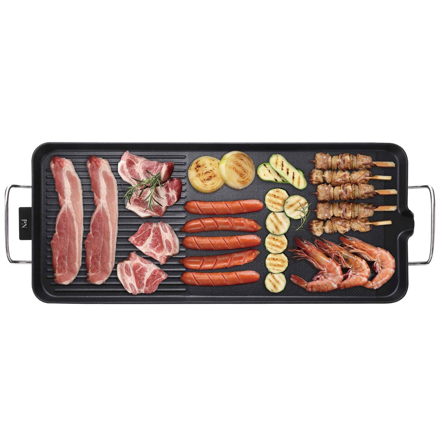 24.8" PN Maximum Wide Table Top Electric Grill – Wide, Smokeless, Indoor BBQ