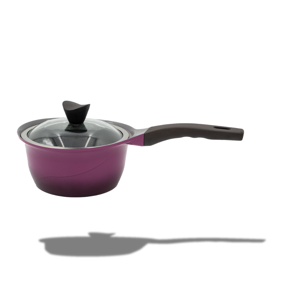 IH Saucepan 7" – Ceramic Coated, Induction-Ready