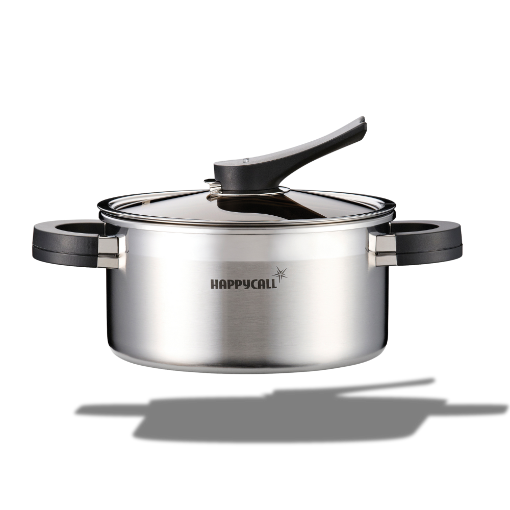 Happycall 3-Ply Stainless Steel Sauce Pot – 7", 7.9", 9.4" Sizes