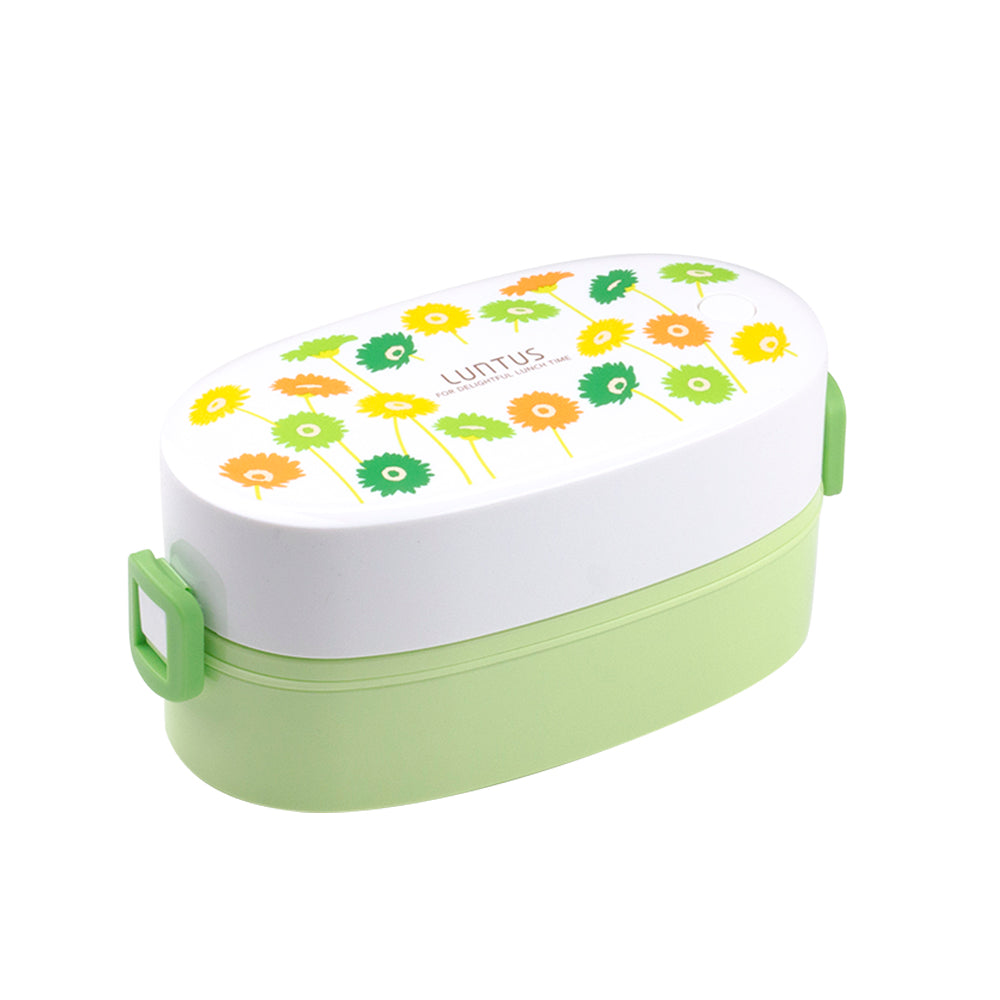 Asvel Luntus Dot/Oval Lunch Box B & Bag (SS-T480)