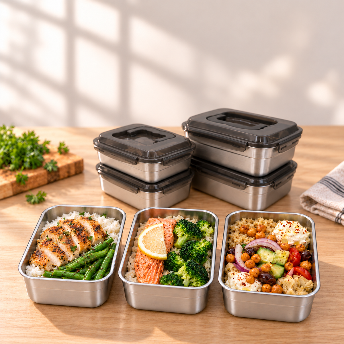 Airlock Food Containers