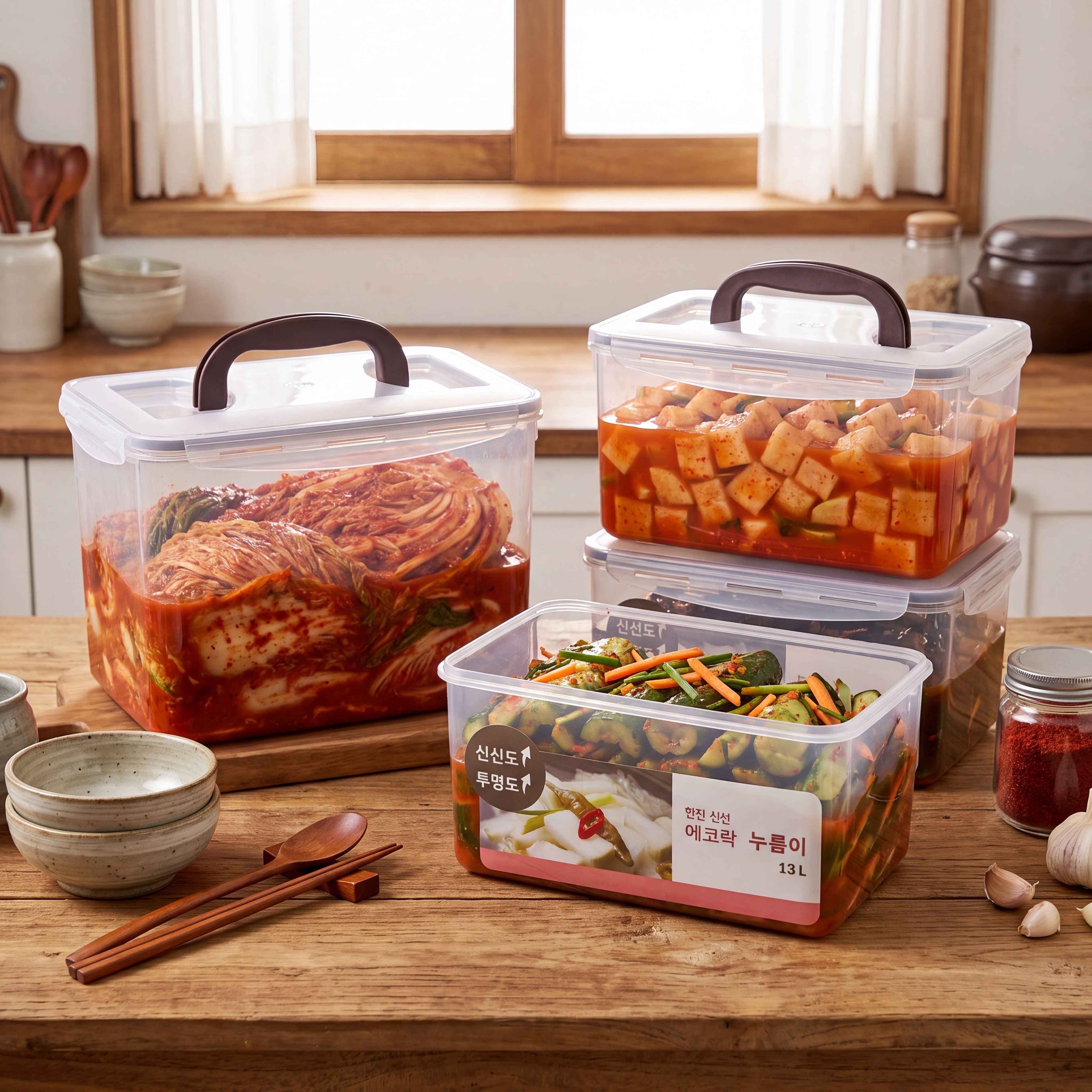 Press Plate Fresh Eco-Lock Food Containers