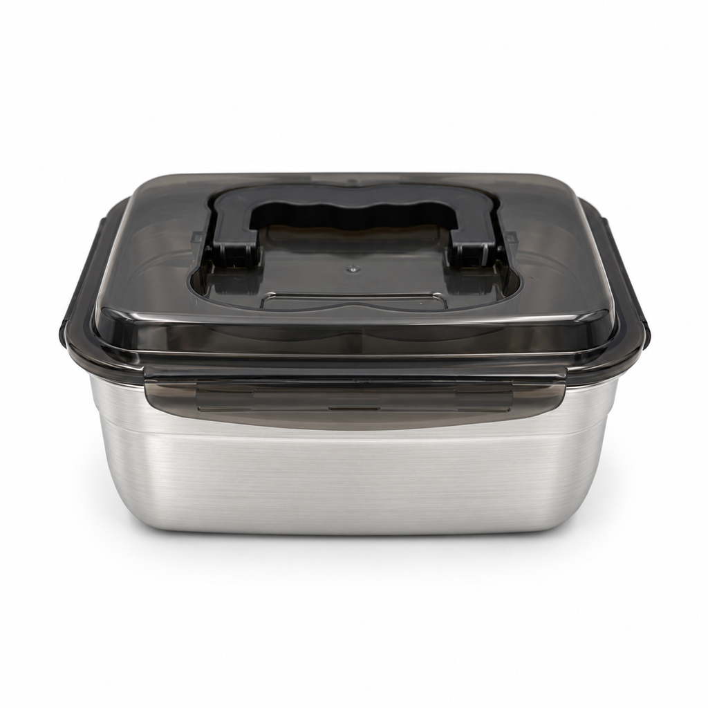 Stainless Steel Airtight Food Storage Container 1.95L