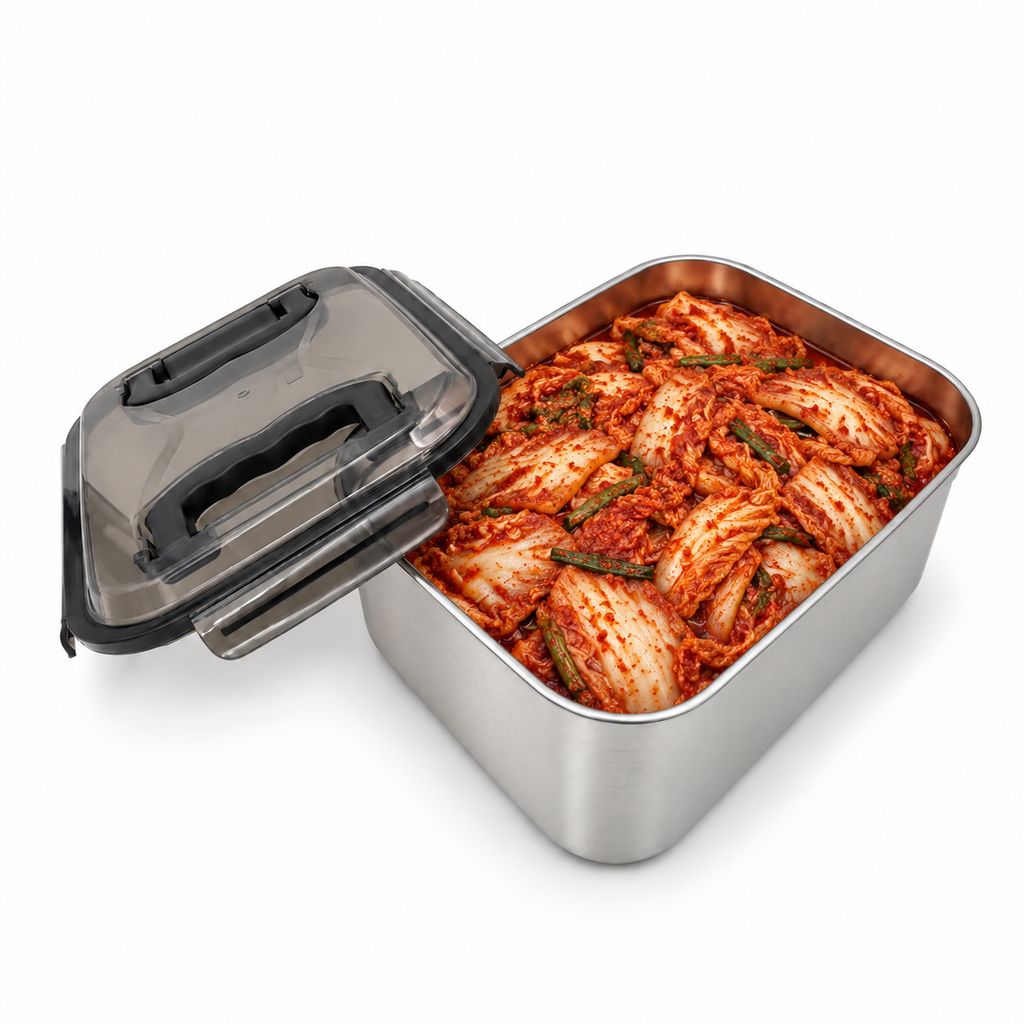 Extra Large Stainless Steel Airtight Food Storage Container 9.5L
