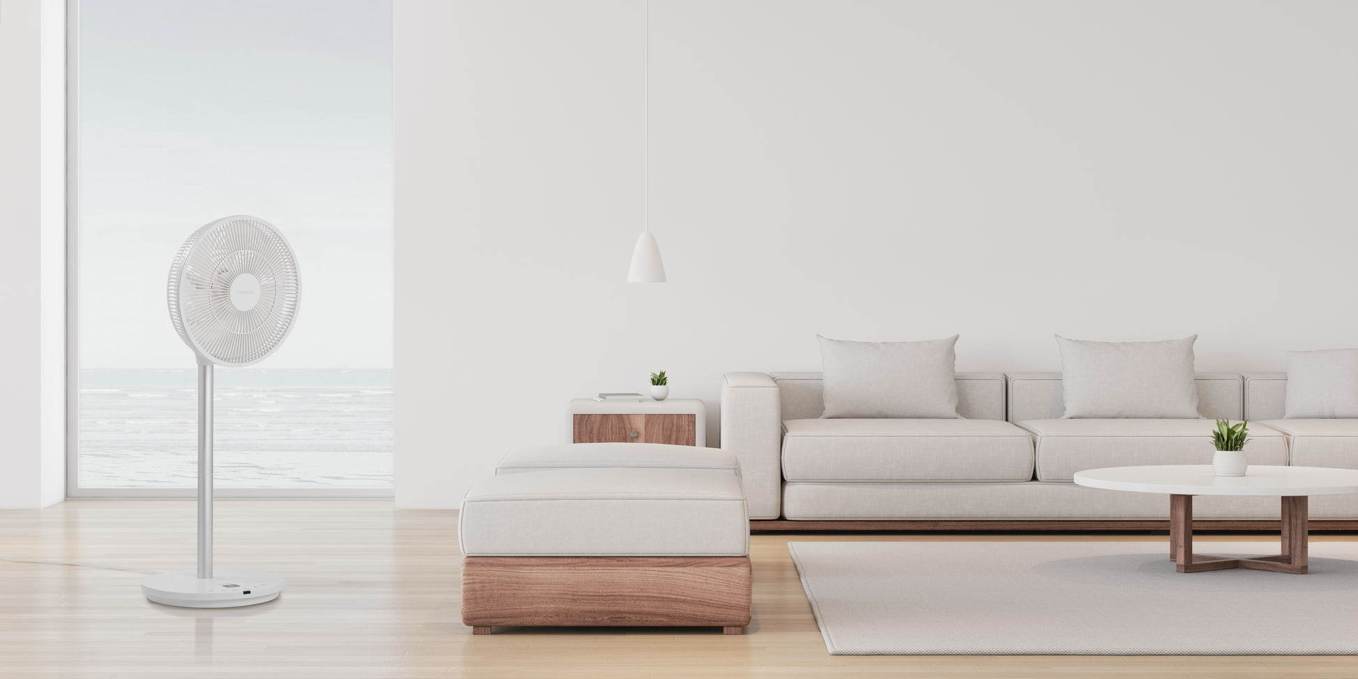 360° Rotation Air Circulator Fan (KGCF-AC1410WH)