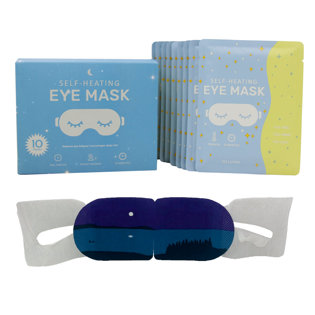 Self Heating Eye Mask 10pcs – Relaxing Warmth for Eyes & Stress Relief