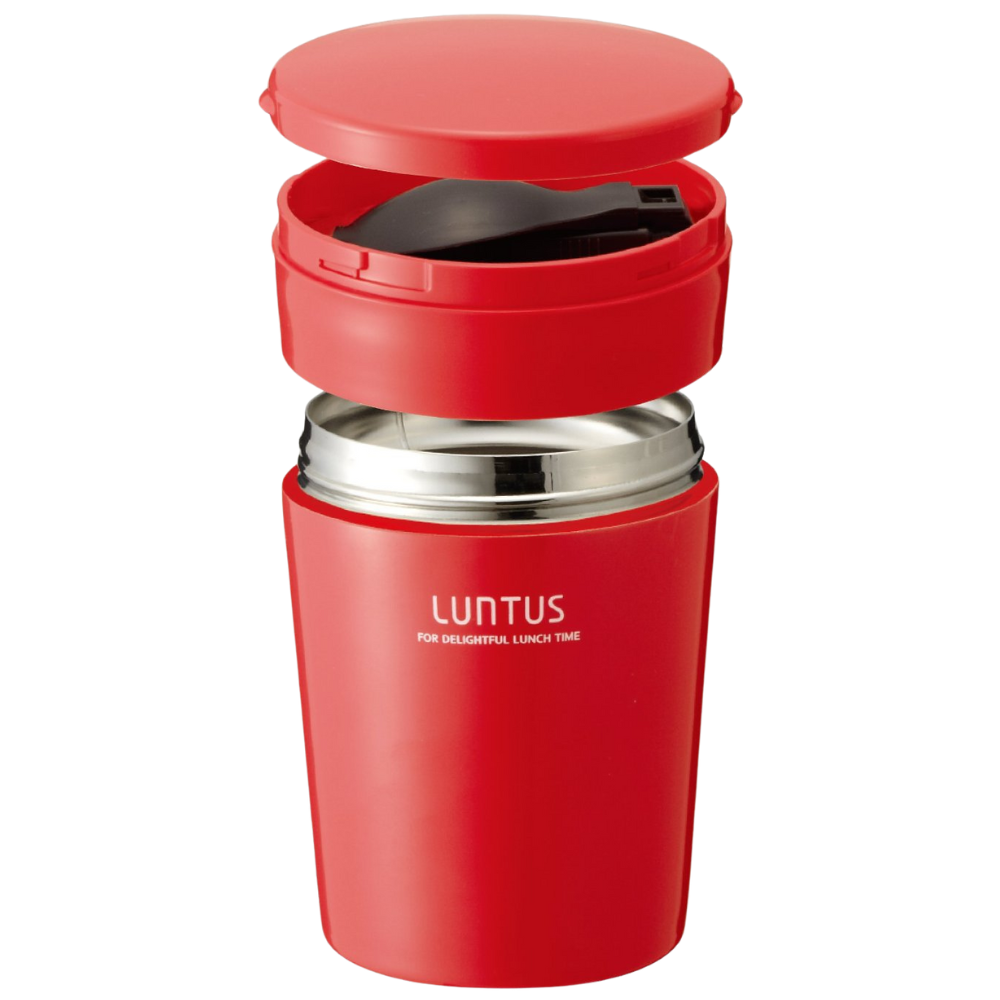 Luntus Vacuum Soup Bottle 380mL (S380) Pink