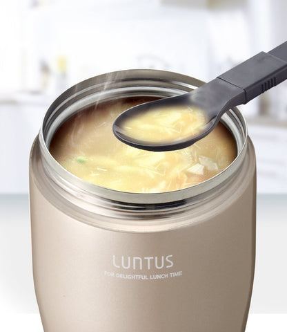 Luntus Vacuum Soup Bottle Medium 300mL (SR300) Gold