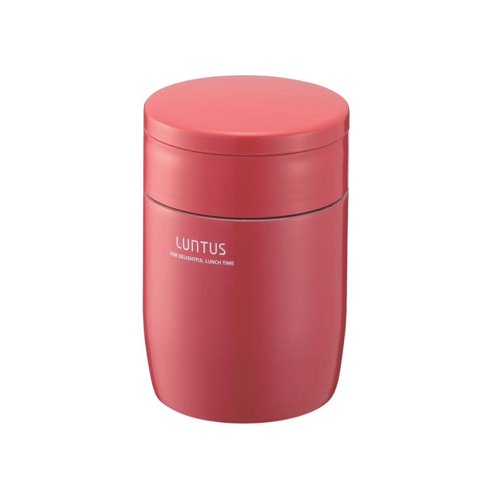 Luntus Vacuum Soup Bottle Large 380mL (SR380) Pink