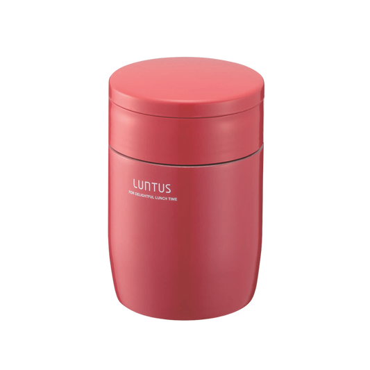 Luntus Vacuum Soup Bottle Large 380mL (SR380) Pink