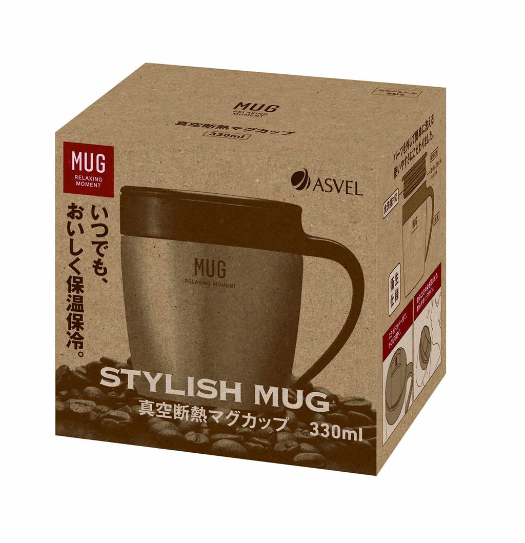 Vacuum Mug Cup 330mL (MG-S330) Red