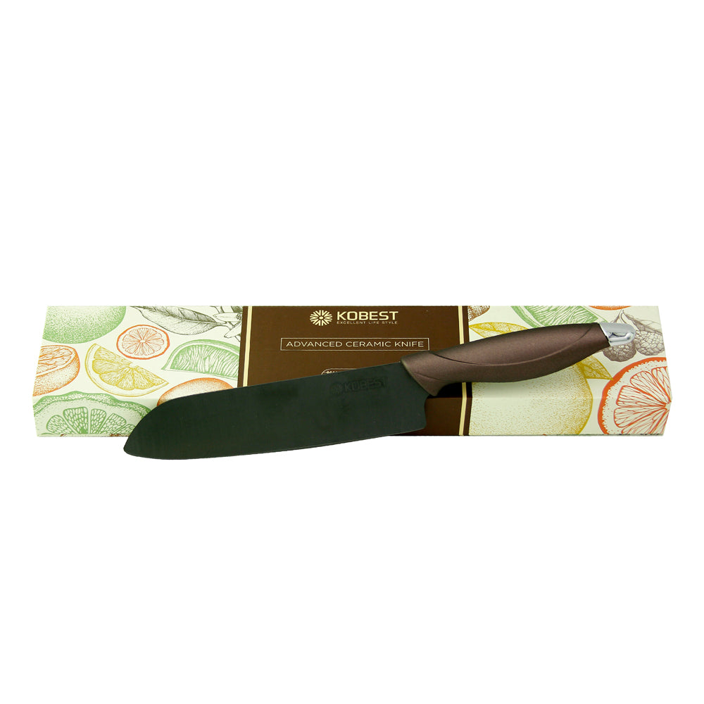 Kobest Advanced Zenno Ceramic Knife 7" – All-Purpose Cutter