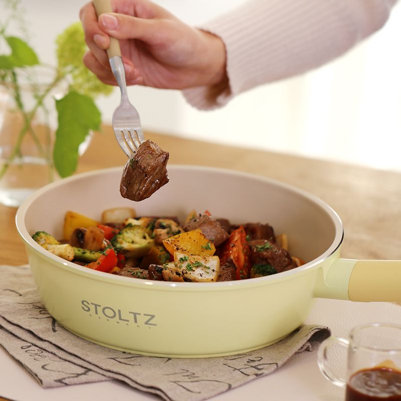 IH Ceramic Wok Pan 28cm