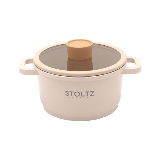 IH Stock Pot 16cm Rosé