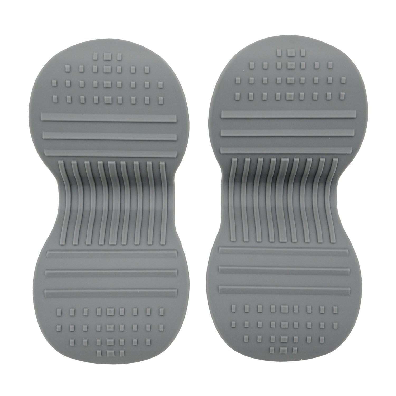 Silicone Pot Holder Grip — Heat-Resistant Pinch Grip, Set of 2 (Grey or Pink)
