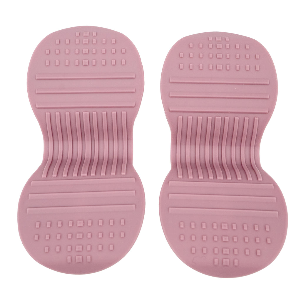 Silicone Pot Holder Grip — Heat-Resistant Pinch Grip, Set of 2 (Grey or Pink)