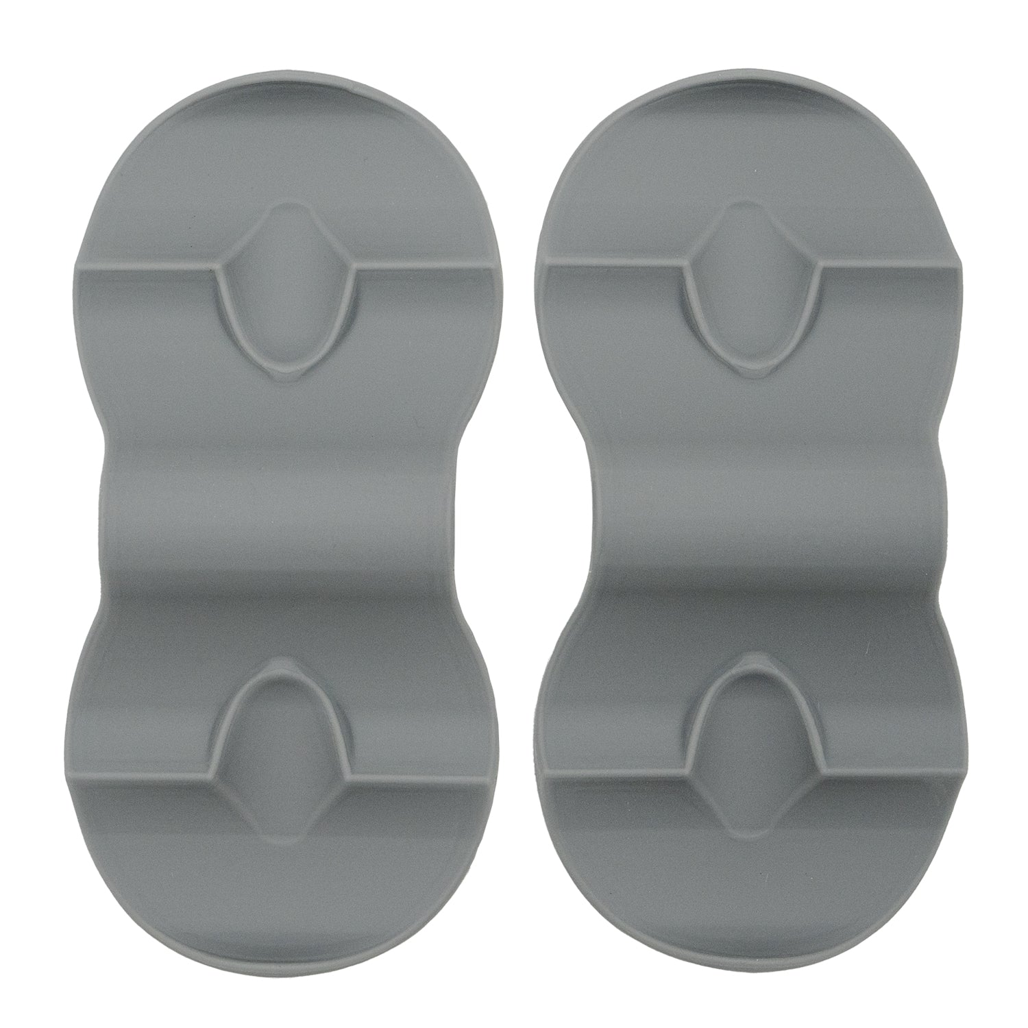Silicone Pot Holder Grip — Heat-Resistant Pinch Grip, Set of 2 (Grey or Pink)