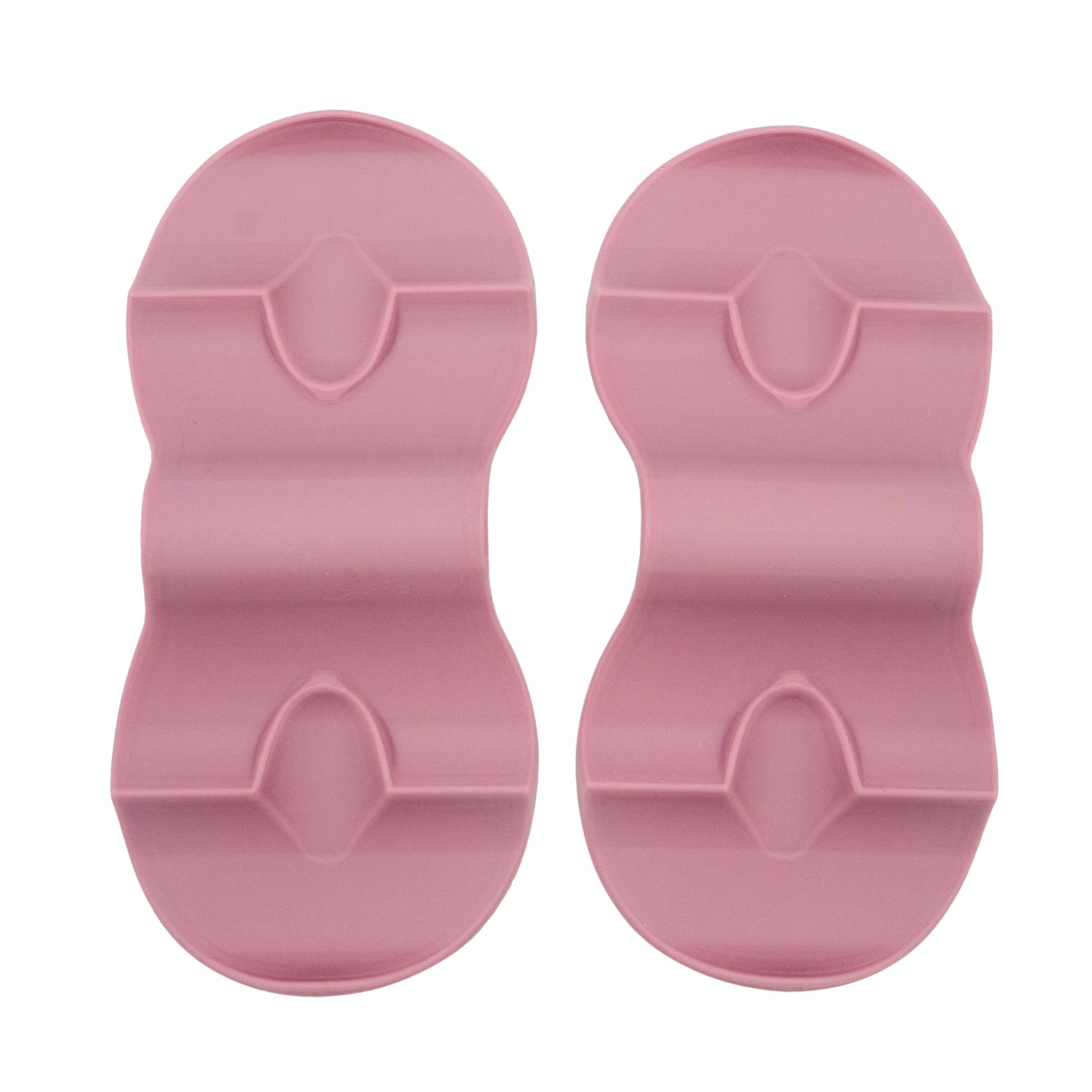Silicone Pot Holder Grip — Heat-Resistant Pinch Grip, Set of 2 (Grey or Pink)