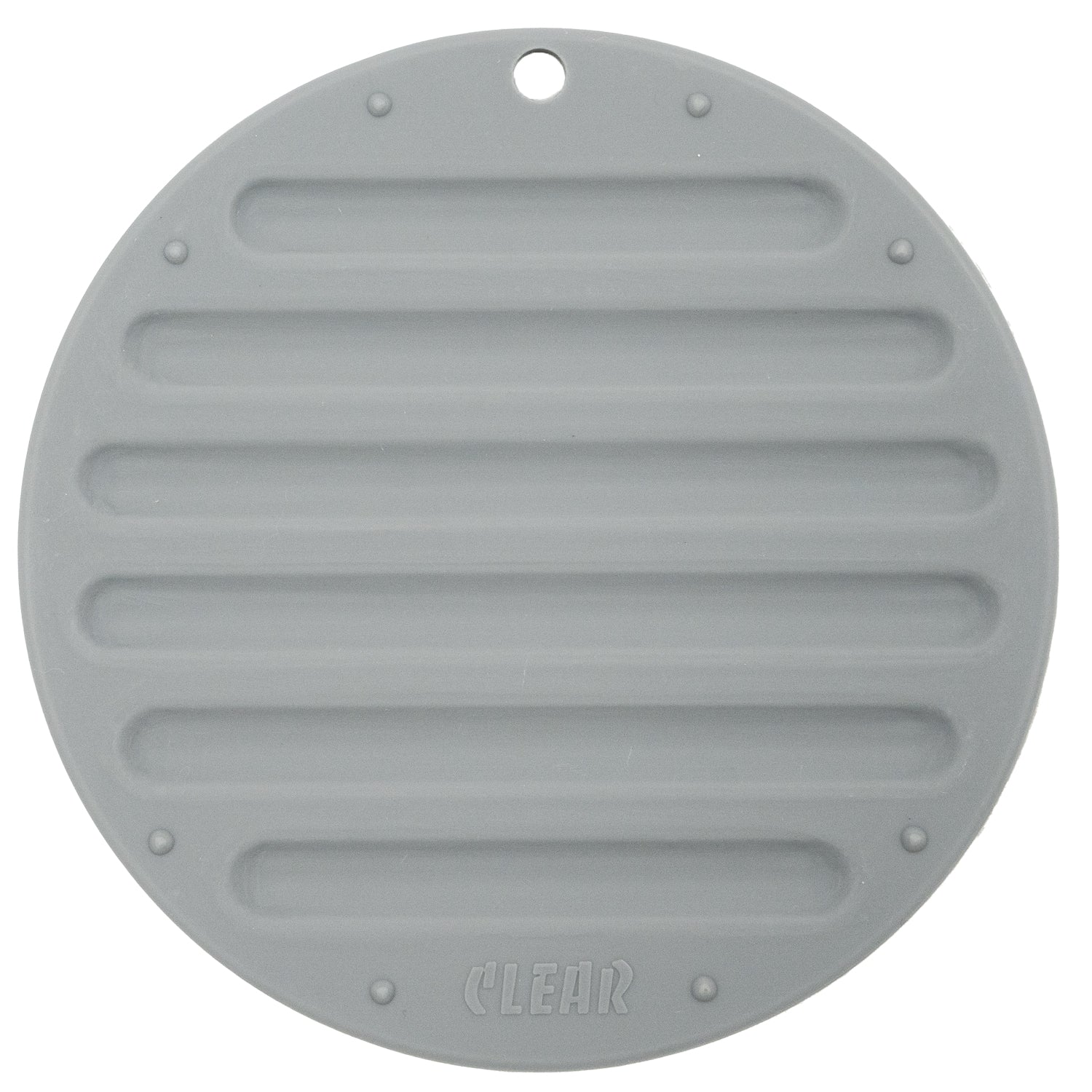 Silicone Pot Mat — Round Heat-Resistant Trivet, 6" (Grey or Pink)