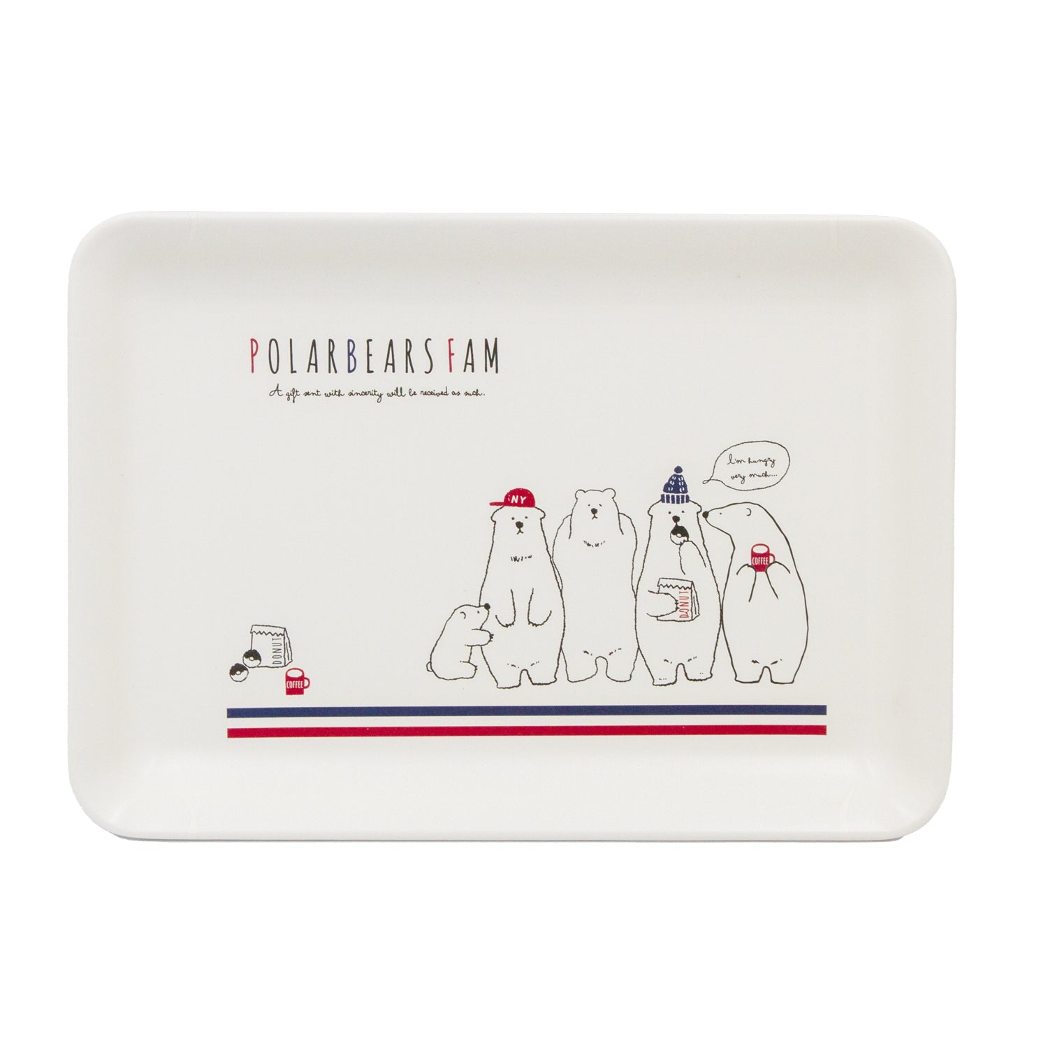 Polar Bears Fam Tray [S] 11" x 8" (KT761380)