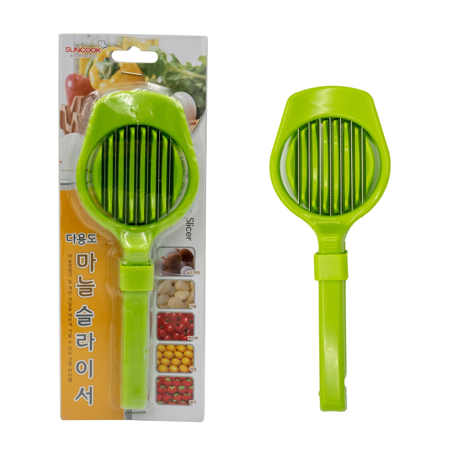 SUNCOOK Garlic & Egg Slicer – Quick Kitchen Prep Tool