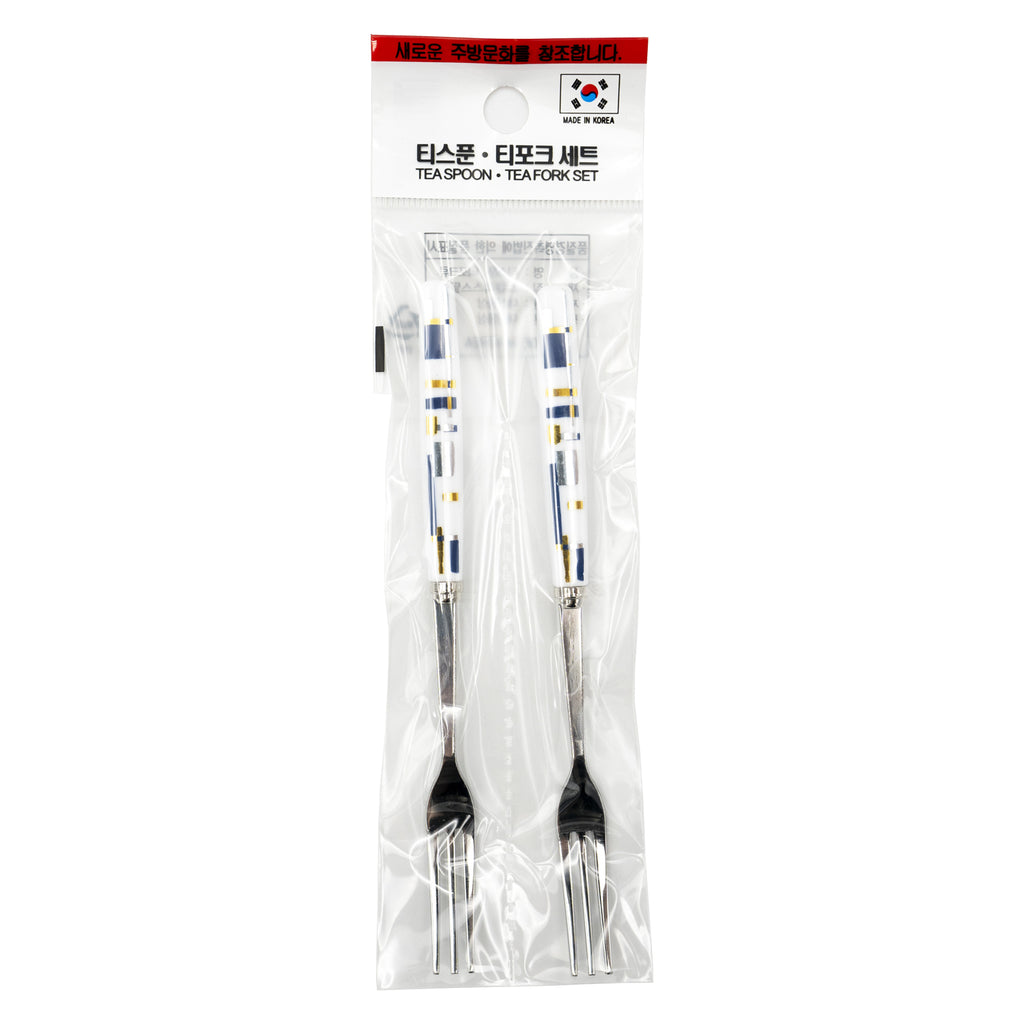 Square Classic Tea Fork 2pcs – Stainless Steel