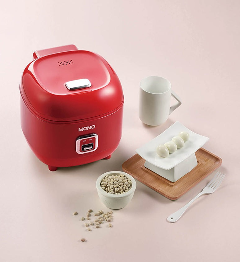Mono Electric Rice Cooker 3 Cups Red