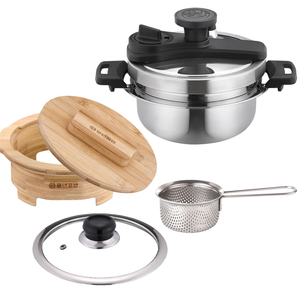 3-4 Cups/2.2L IH "Kkulbap at Home" Pressure Cooker Set