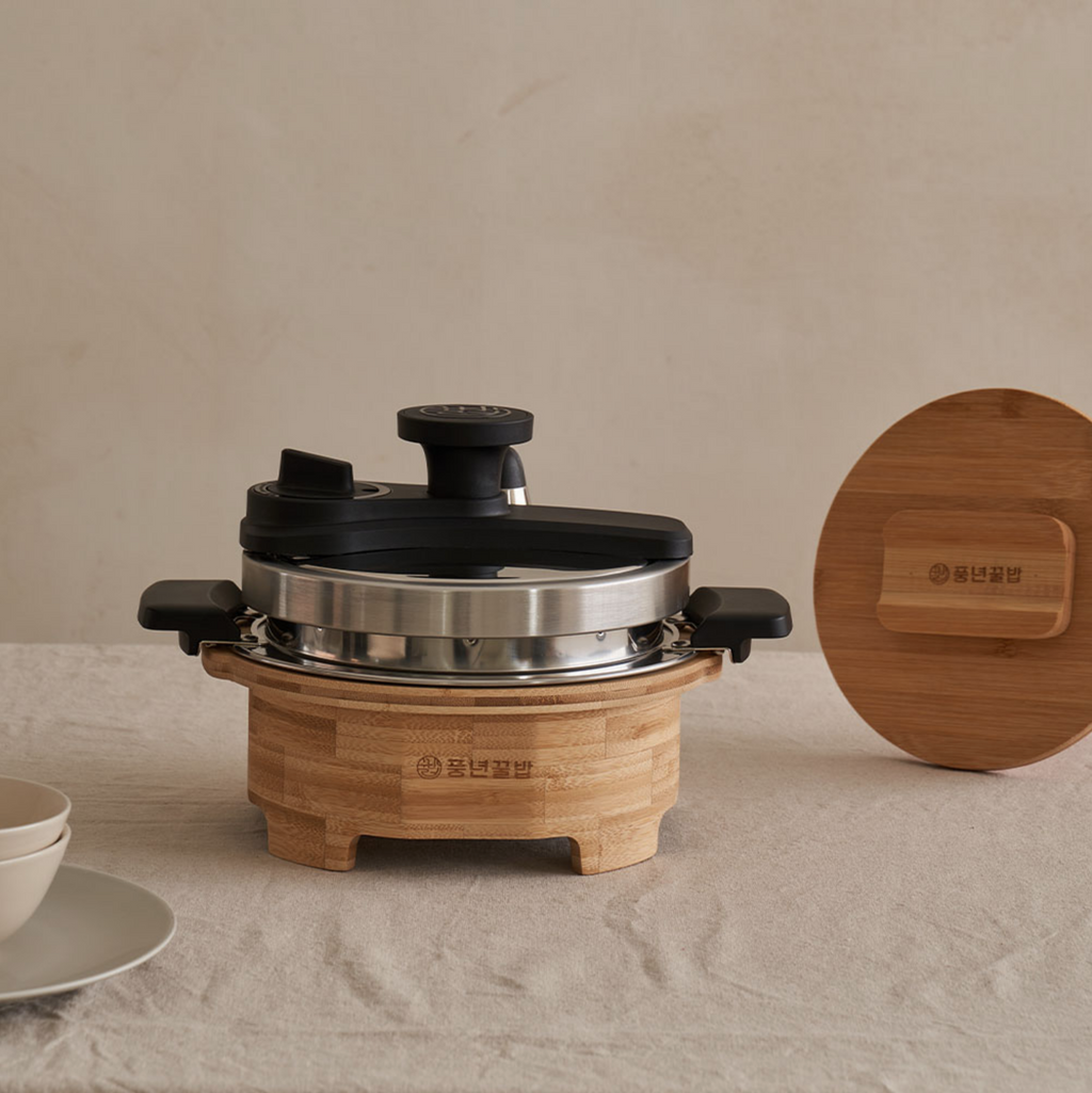 3-4 Cups/2.2L IH "Kkulbap at Home" Pressure Cooker Set