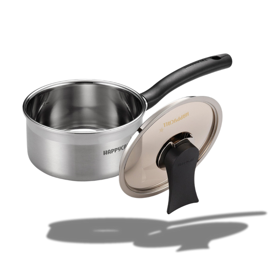 Stainless Steel Sauce Pot 6.3" – 1.5L Capacity, Made in Korea