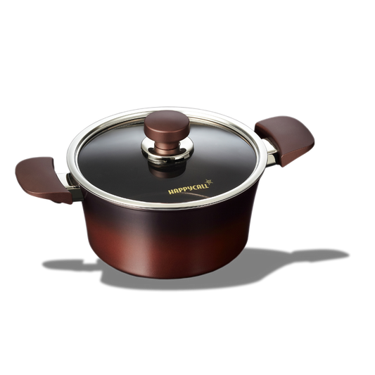IH Titanium Pot 8" – 3 Qt. Nonstick Ceramic, Induction-Ready