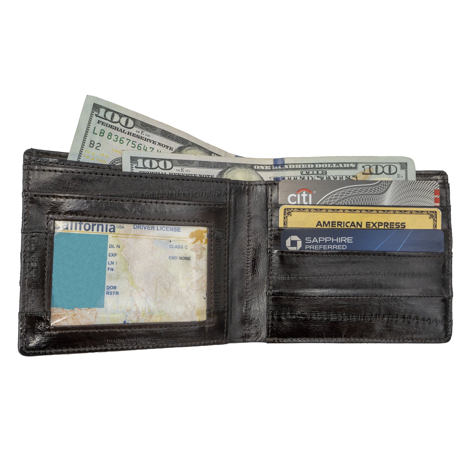 KEY&CO Genuine Eel Skin Wallet