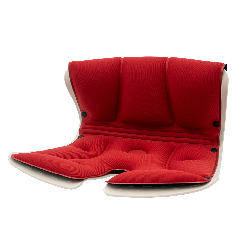 Foldable Back Rests Ori-Back Ergonomic Foldable Backrest Red – K. Brand Store