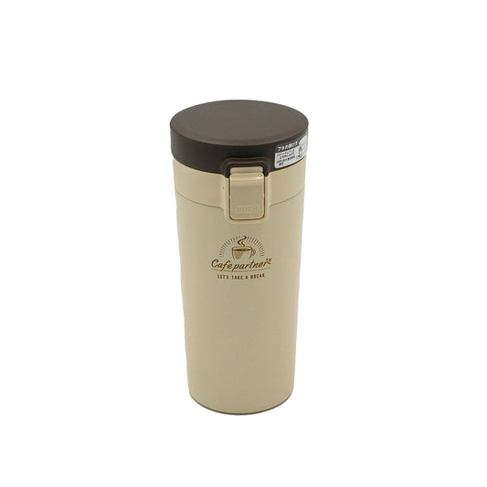 Asvel Cafe Partner Vacuum Tumbler 370mL (TL370P) Ivory