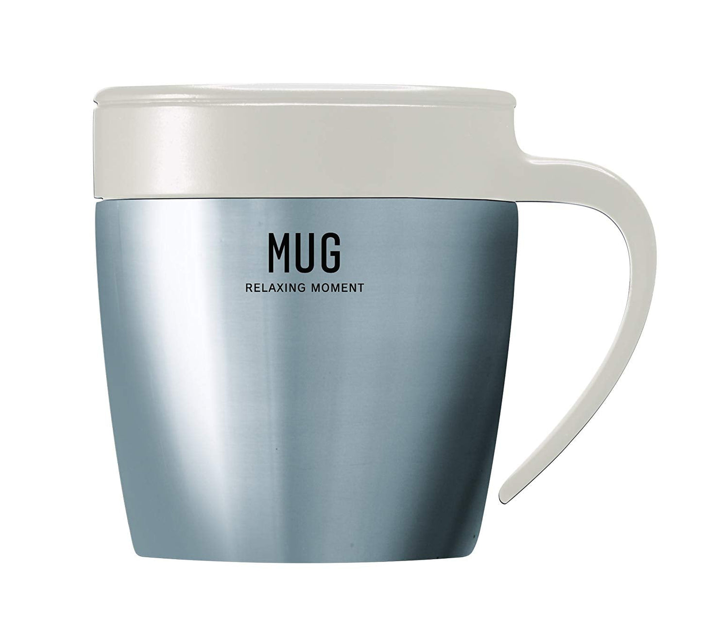 Asvel Vacuum Mug Cup 330mL (MG-S330) White