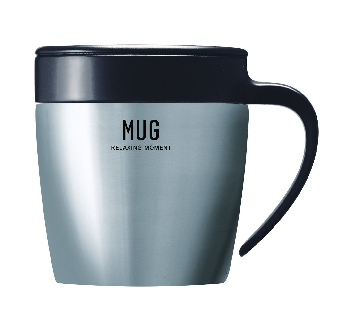 Asvel Vacuum Cafe Mug Cup 330mL (MG-S330) Black