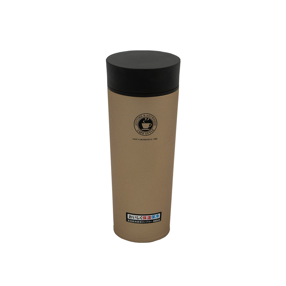 Asvel Cafe Style Vacuum Tumbler 480mL (TS480) Gold