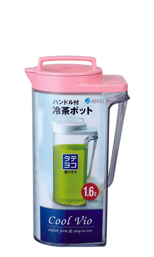 Asvel VIO Ice Tea Cooler 1.6L (D-161) Pink