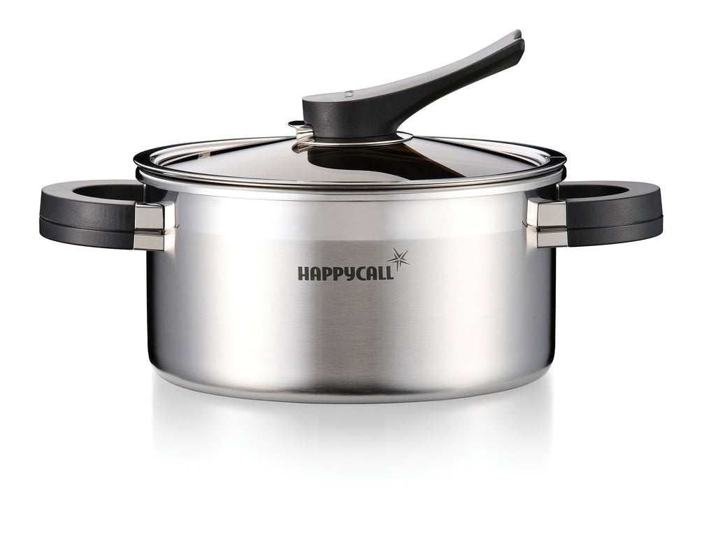 Happycall 3-Ply Stainless Steel Sauce Pot – 7", 7.9", 9.4" Sizes