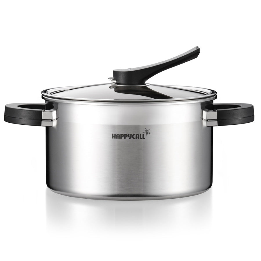 Happycall 3-Ply Stainless Steel Sauce Pot – 7", 7.9", 9.4" Sizes