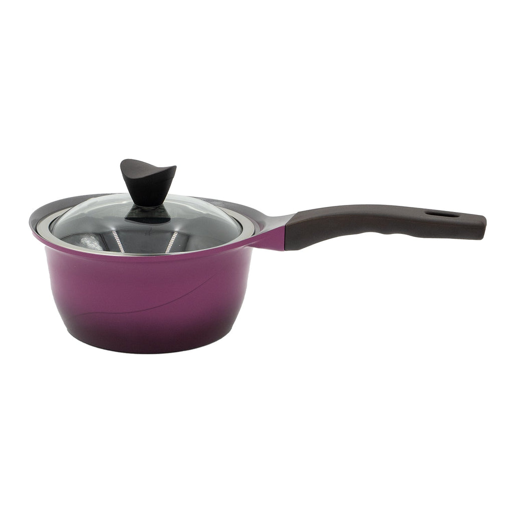 IH Saucepan 7" – Ceramic Coated, Induction-Ready