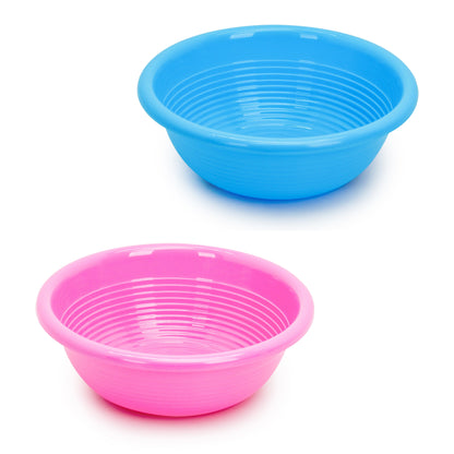 Plastic Rice Washing Basin Small Pink (KT000647)