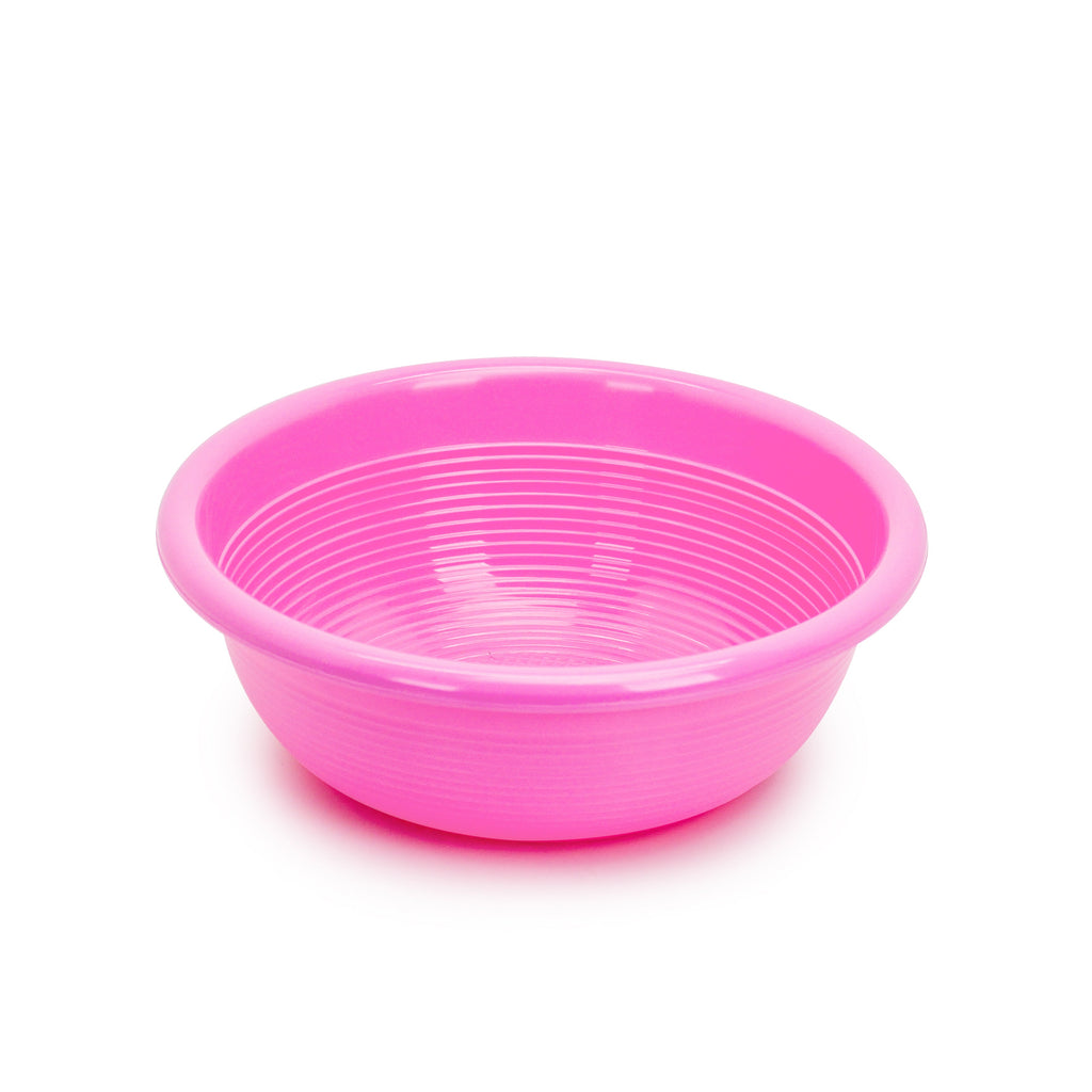 Plastic Rice Washing Basin Medium Pink (KT000654)